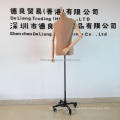 Fabric covered male dress form bust torso mannequin for tailors with wooden arms, high quality male dress form mannequin